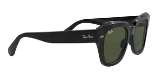 Ray-Ban STATE STREET RB 2186 unisex Black Squared Sunglasses