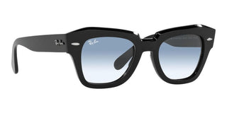 Ray-Ban STATE STREET RB 2186 unisex Black Squared Sunglasses