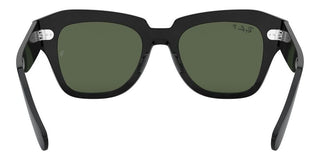 Ray-Ban STATE STREET RB 2186 unisex Black Squared Sunglasses