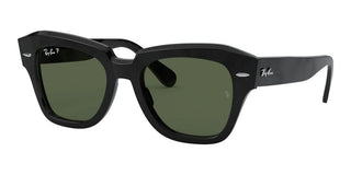 Ray-Ban STATE STREET RB 2186 unisex Black Squared Sunglasses