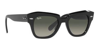 Ray-Ban STATE STREET RB 2186 unisex Black Squared Sunglasses