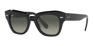 Ray-Ban STATE STREET RB 2186 unisex Black Squared Sunglasses