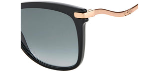 Jimmy Choo STEFF/S women Black Geometric Sunglasses