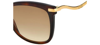 Jimmy Choo STEFF/S women Havana Geometric Sunglasses