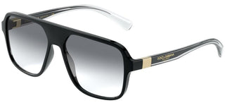 Dolce & Gabbana STEP INJECTION DG 6134 men Black Pilot Sunglasses