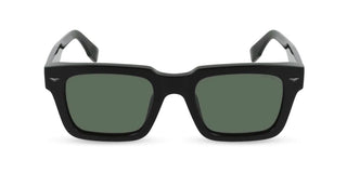 Police Supernova 2 Splq88 Men Black Squared Sunglasses