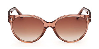 Tom Ford TALLULAH-02 FT1311 women Brown Round Sunglasses