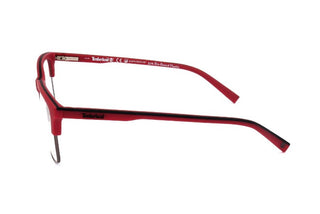 Timberland Tb1655 Men Red Geometric Eyeglasses