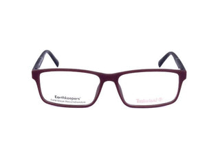 Timberland Tb1705 Men Red Geometric Eyeglasses