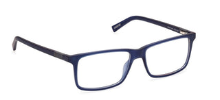 Timberland Tb1765 Unisex Blue Rectangle Eyeglasses