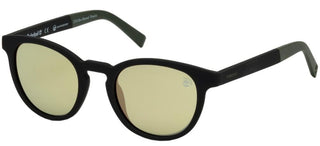Timberland TB9128 men Black Round Sunglasses