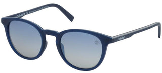 Timberland TB9197 men Blue Round Sunglasses