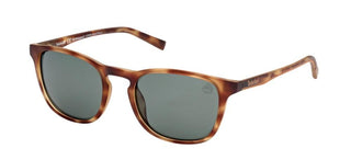 Timberland Tb9265 Unisex Havana Geometric Sunglasses