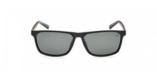 Timberland TB9312 unisex Black Rectangle Sunglasses