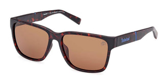 Timberland Tb9335-h Men Havana Rectangle Sunglasses