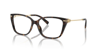 Tiffany & Co. Tf 2248k Women Havana Squared Eyeglasses