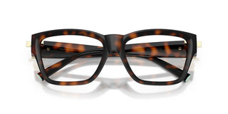 Tiffany & Co. Tf 2285u Women Havana Squared Eyeglasses