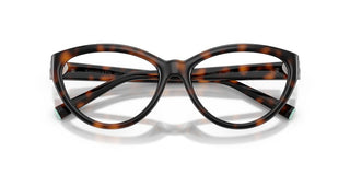 Tiffany & Co. Tf 2287u Women Havana Cat Eye Eyeglasses