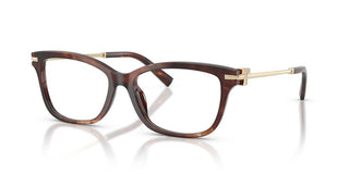 Tiffany & Co. Tf 2288b Women Havana Squared Eyeglasses