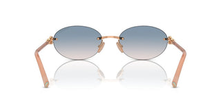 Tiffany & Co. TF 3104D unisex Gold Oval Sunglasses