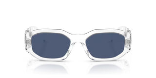 Versace The Clans Ve 4361 Men Transparent Geometric Sunglasses