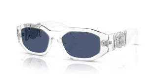 Versace The Clans Ve 4361 Men Transparent Geometric Sunglasses