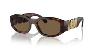 Versace The Clans Ve 4361 Unisex Havana Geometric Sunglasses