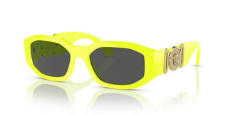 Versace The Clans Ve 4361 Unisex Yellow Geometric Sunglasses