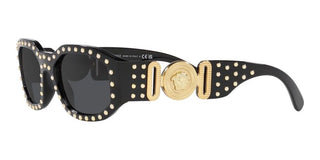 Versace The Clans Ve 4361 Men Black Geometric Sunglasses