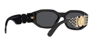 Versace The Clans Ve 4361 Men Black Geometric Sunglasses