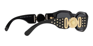 Versace The Clans Ve 4361 Men Black Geometric Sunglasses