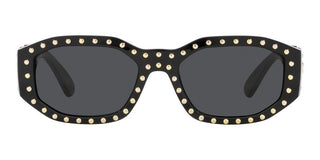 Versace The Clans Ve 4361 Men Black Geometric Sunglasses