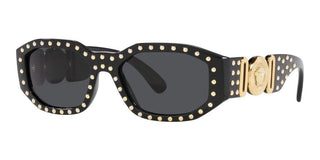 Versace The Clans Ve 4361 Men Black Geometric Sunglasses