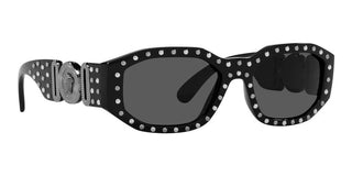 Versace The Clans Ve 4361 Men Black Geometric Sunglasses