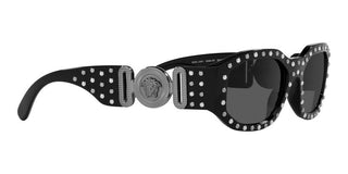 Versace The Clans Ve 4361 Men Black Geometric Sunglasses