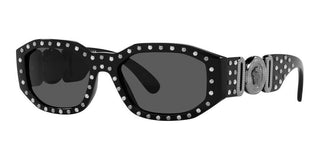 Versace The Clans Ve 4361 Men Black Geometric Sunglasses