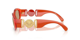 Versace The Clans Ve 4361 Men Orange Geometric Sunglasses