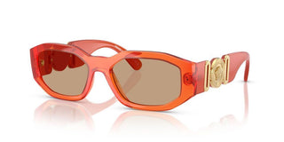 Versace The Clans Ve 4361 Men Orange Geometric Sunglasses