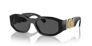 Versace The Clans Ve 4361 Unisex Black Geometric Sunglasses