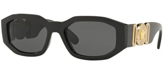 Versace THE CLANS VE 4361 unisex Black Geometric Sunglasses