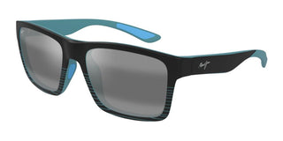 Maui Jim The Flats Mj0897s Unisex Black Squared Sunglasses