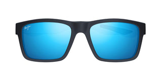 Maui Jim The Flats Mj0897s Unisex Blue Squared Sunglasses