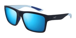Maui Jim The Flats Mj0897s Unisex Blue Squared Sunglasses