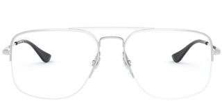 Ray-Ban THE GENERAL GAZE RX 6441 men Silver Geometric Eyeglasses