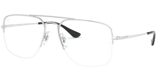 Ray-Ban THE GENERAL GAZE RX 6441 men Silver Geometric Eyeglasses