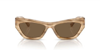 Ralph Lauren THE KIERA RL 8218U women Brown Butterfly Sunglasses