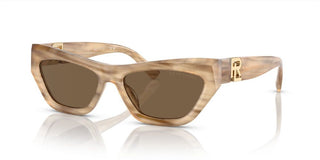 Ralph Lauren THE KIERA RL 8218U women Brown Butterfly Sunglasses
