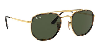 Ray-Ban THE MARSHAL II RB 3648M unisex Gold Pilot Sunglasses