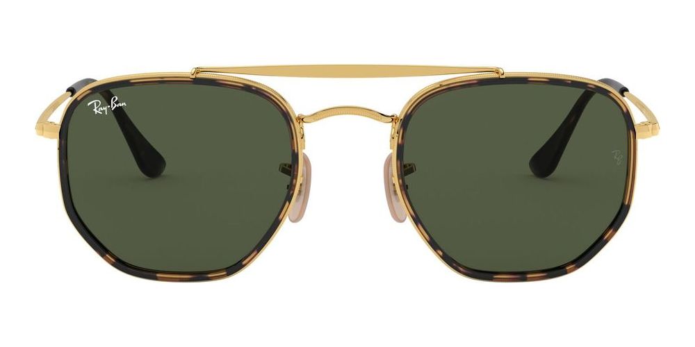 Ray-ban The Marshal Ii Rb 3648m Unisex Gold Pilot Sunglasses  display picture 2