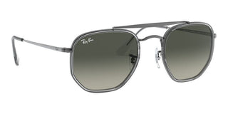 Ray-Ban THE MARSHAL II RB 3648M unisex Ruthenium Pilot Sunglasses